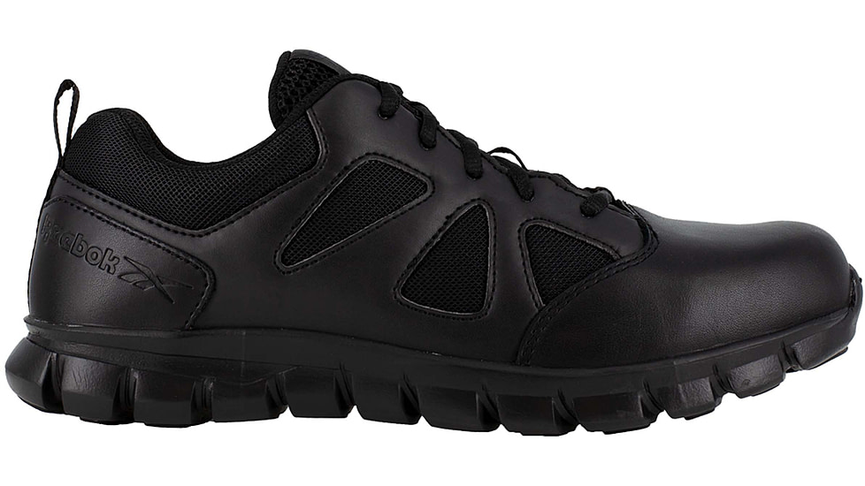 Reebok Sublite Cushion Tactical Oxford Soft Toe Work Shoes - Mens, Black, 7M, RB8105-Black-7-Male-M