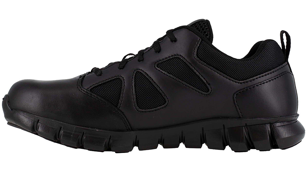 Reebok Sublite Cushion Tactical Oxford Soft Toe Work Shoes - Mens, Black, 7M, RB8105-Black-7-Male-M