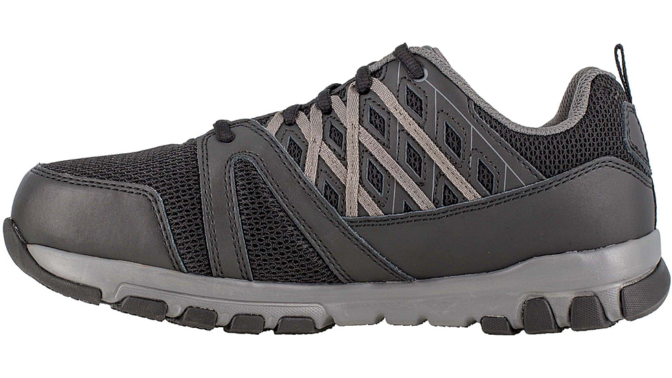 Reebok Sublite Work Athletic Oxford 4 W, Men, Black RB4016-Black-4-Mens-W