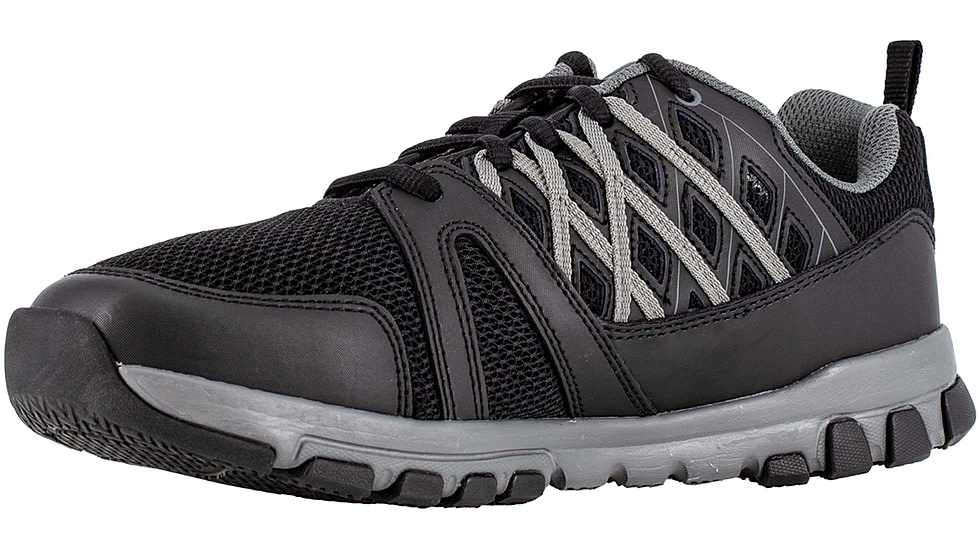 Reebok Sublite Work Athletic Oxford 6.5M, Women, Black RB415-Black-6.5-Womens-M
