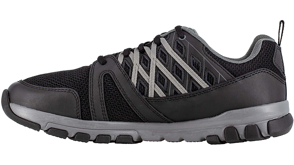 Reebok Sublite Work Athletic Oxford 6.5M, Women, Black RB415-Black-6.5-Womens-M