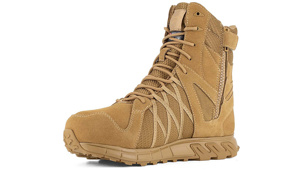 Reebok Trailgrip Tactical 8in Waterproof Insulated Boots w/Composite Toe - Mens, Coyote, 10.5 US, Wide, RB3461-W-105