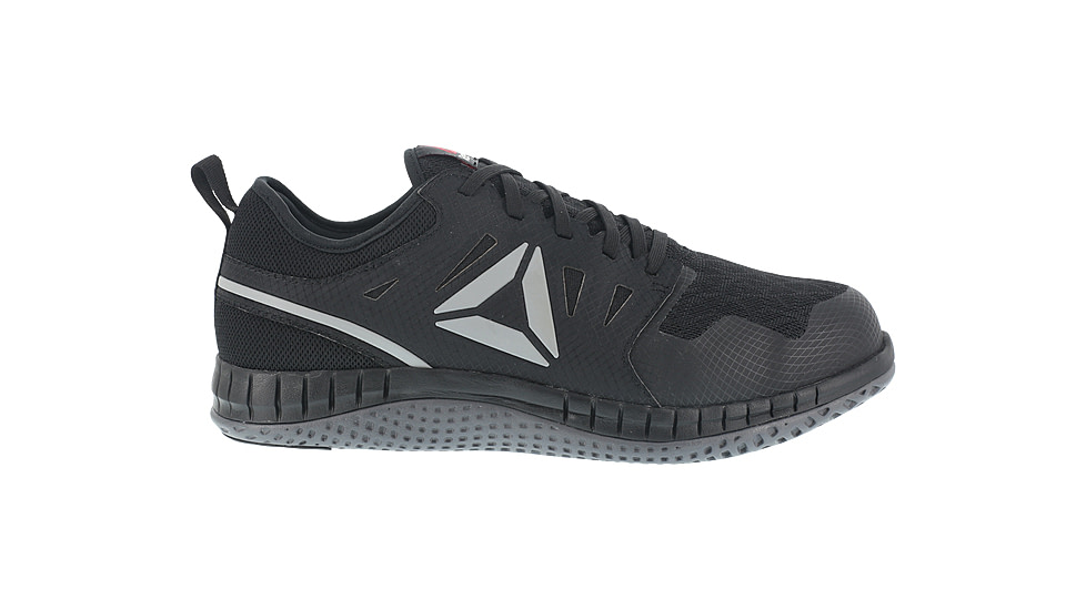 Reebok Zprint Athletic Oxford, Steel Toe Work Shoe - Mens, Medium, Black, 8.5, 690774502253