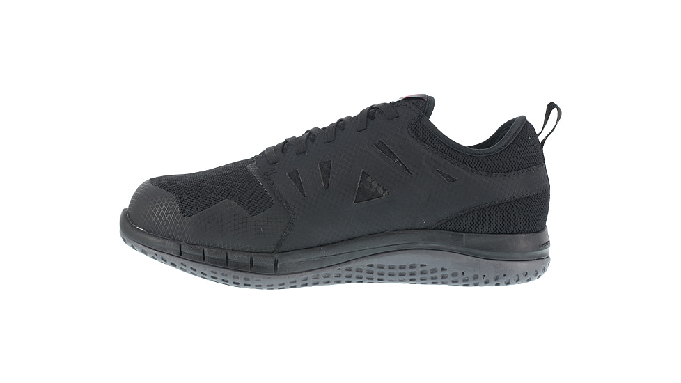 Reebok Zprint Athletic Oxford, Steel Toe Work Shoe - Mens, Medium, Black, 8.5, 690774502253