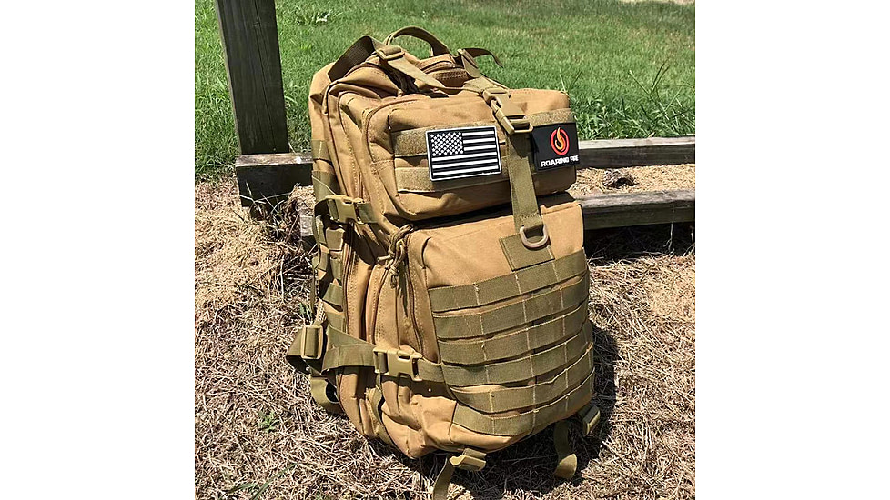 Roaring Fire 45L Tactical Backpack, FDE, 19.6x11.8x11.8 inch, RF096 DT
