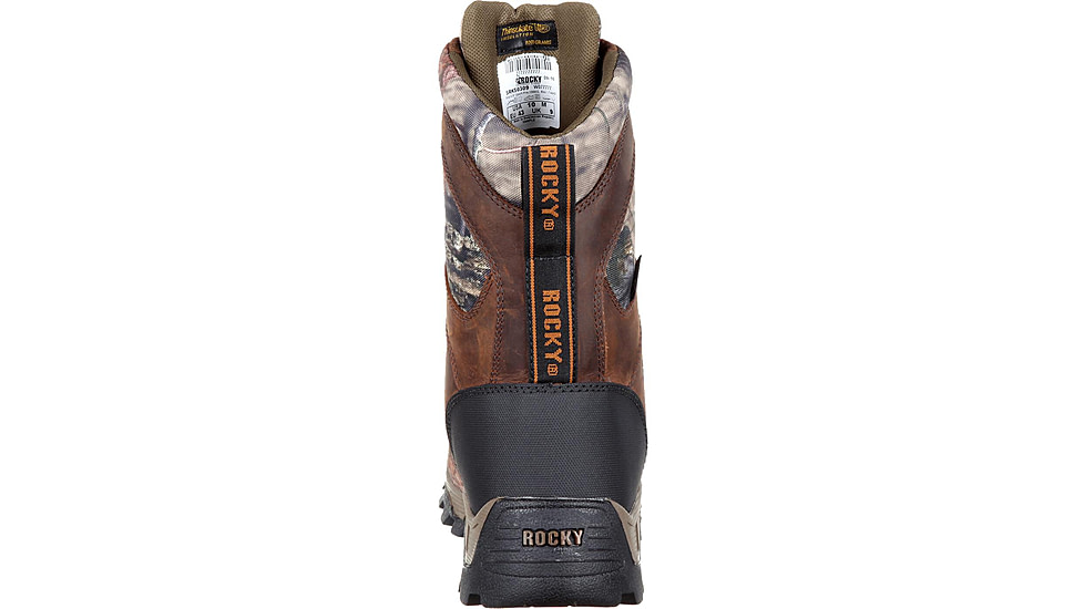 Rocky Boots 1000gr Insulated Hunting Boots w/3M Thinsulate - Mens, Mossy Oak Break Up Country, 10, Medium, RKS0309-M-10