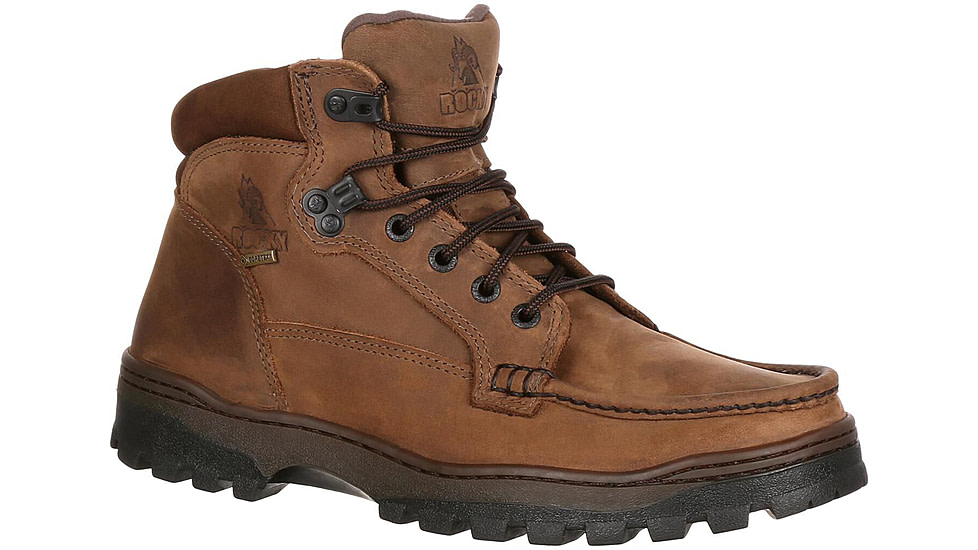 Rocky Boots Outback Gore-Tex Waterproof Hiker Boot - Mens, Light Brown, 6.5, Medium, FQ0008723-ME-6.5