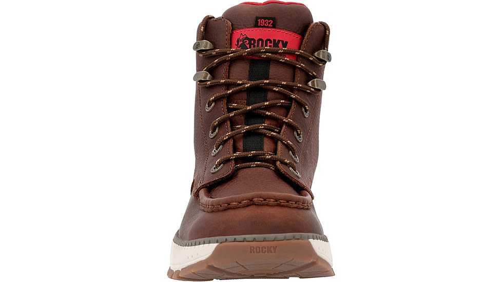 Rocky Boots Rebound Wedge Work Boot - Mens, 6in, Tobacco, 10, RKK0434-M-10