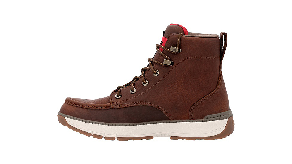 Rocky Boots Rebound Wedge Work Boot - Mens, 6in, Tobacco, 10, RKK0434-M-10