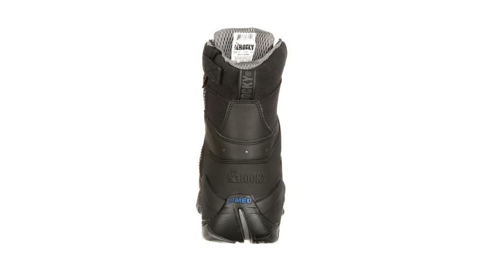 Rocky Boots 1st Med Carbon Fiber Toe Puncture-resistant Side-zip Waterproof Public Service Boot - FQ0911113BK5.5M