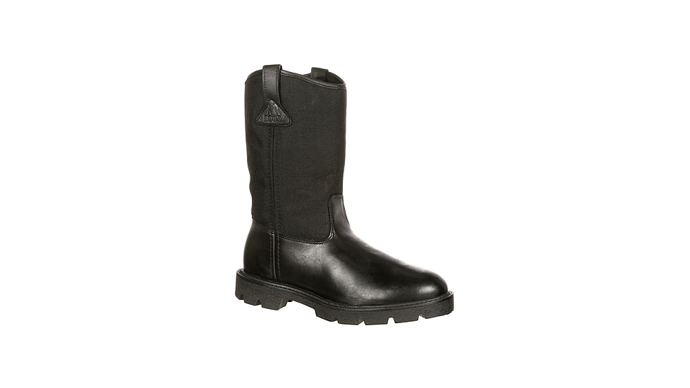 Rocky Boots Warden Pull-on Wellington Public Service Boot - FQ0006300BK105MW