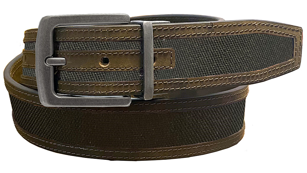 Rocky Forrest Outdoor Reversible Belt - Mens, Green/Brown, 36, RY5003-350-36