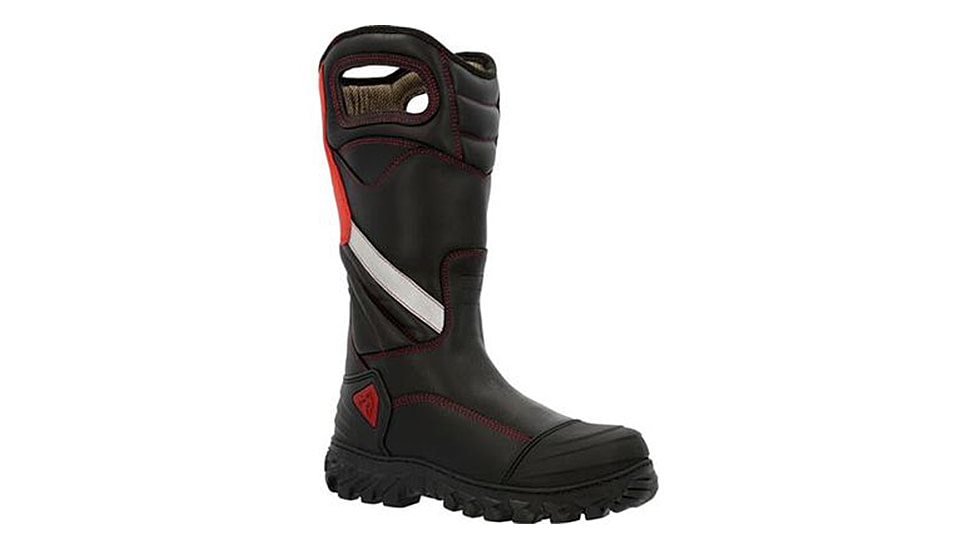 Rocky Code Red Structure Fire Boots - Men's, 12 US, Extra Wide, RKD0087BK12EW