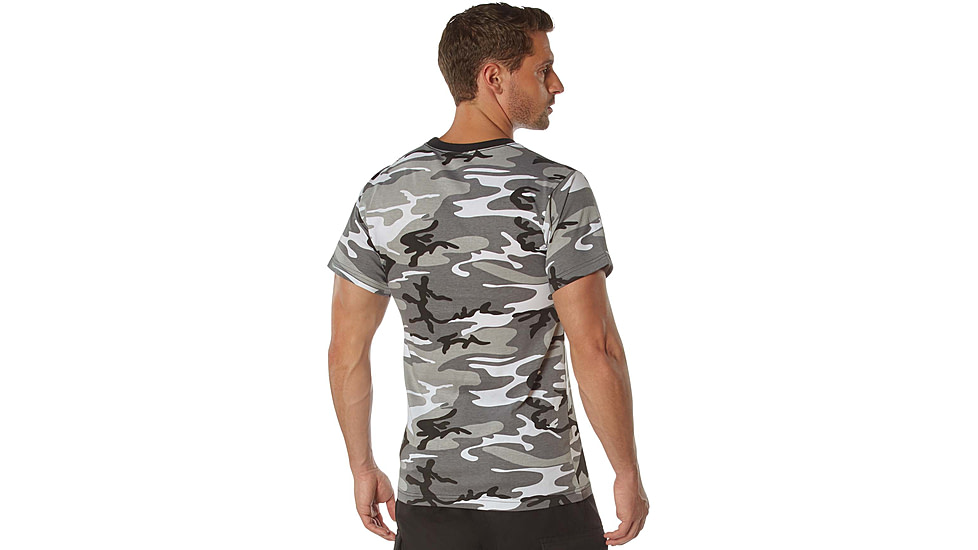 Rothco 100% Cotton Camo T-Shirt - Mens, City Camo, Large, 60580-CityCamo-L