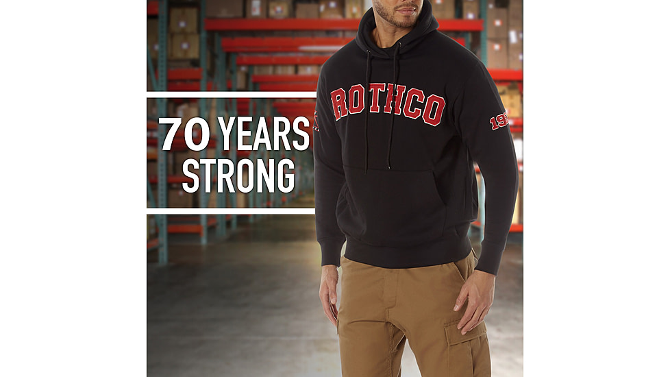 Rothco 1953 Embroidered Every Day Hoodie, M, 42090-M