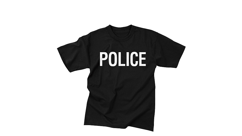 Rothco 2-Sided Police T-Shirt, 3XL, 6610-3XL