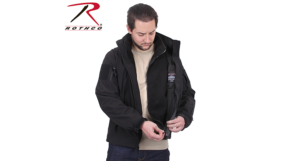 Rothco 3-in-1 Spec Ops Soft Shell Jacket, Olive Drab, Small, 3856-OliveDrab-S