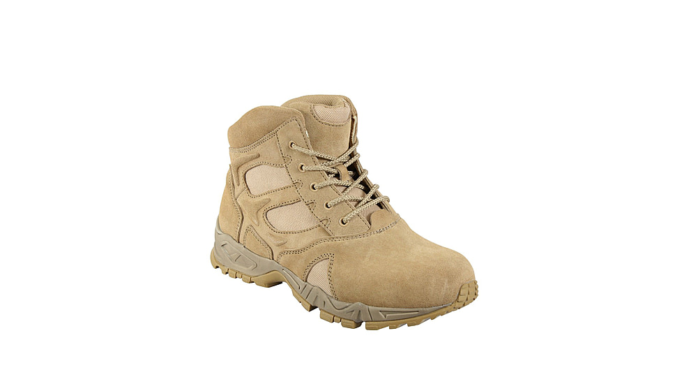 Rothco 6 Inch Forced Entry Desert Tan Deployment Boot, 6, Regular, 5368-6-Regular