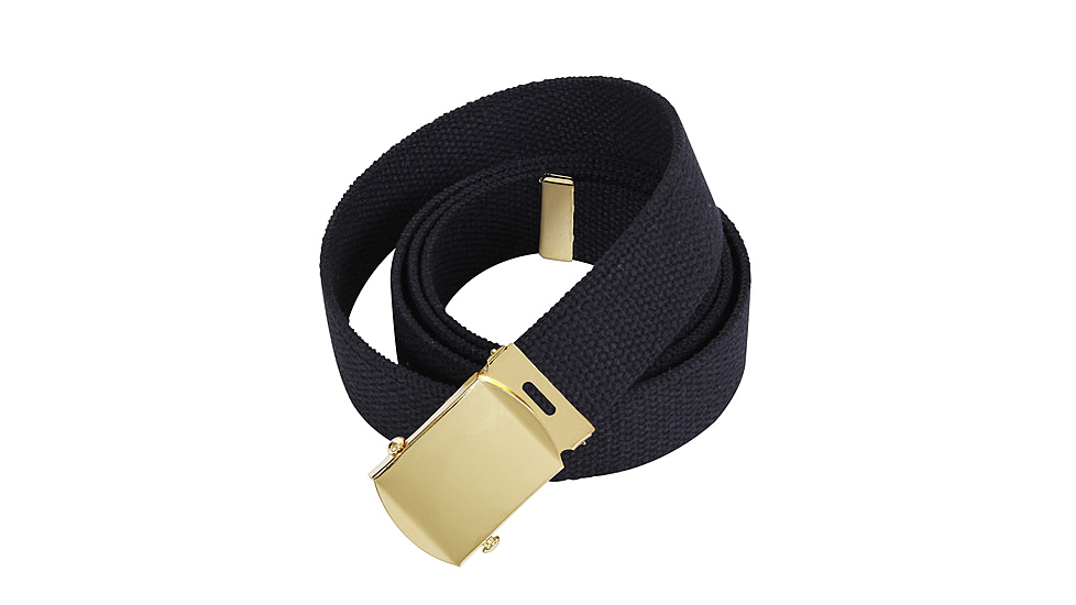Rothco 64 Inch Military Color Web Belts, Gold, Black, 4264-Gold-Black