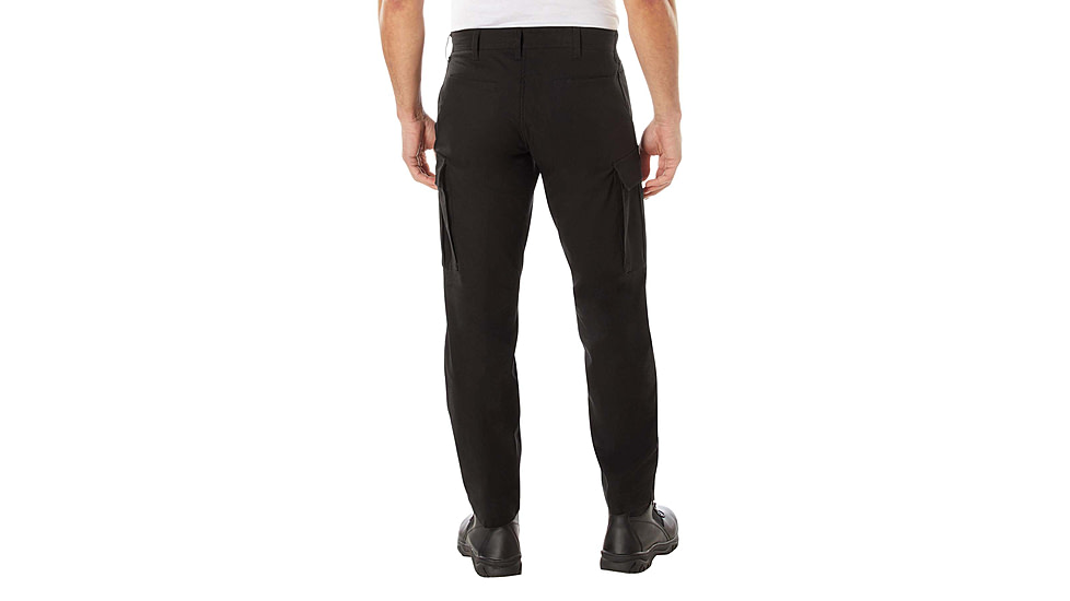 Rothco Active Flex Canvas Work Pant, Black, 32, 62080-Black-32Wx32L