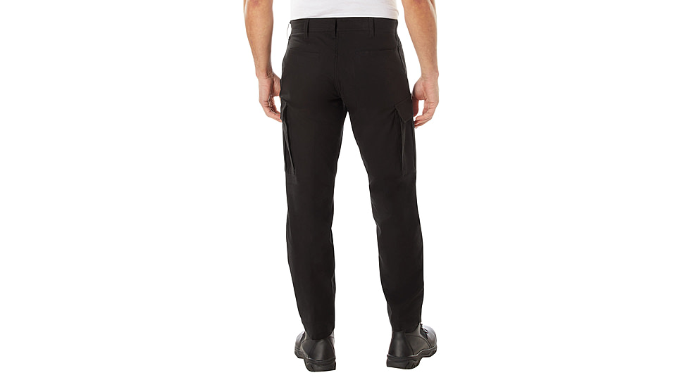 Rothco Active Flex Canvas Work Pant, Black, 44, 62082-Black-44Wx30L