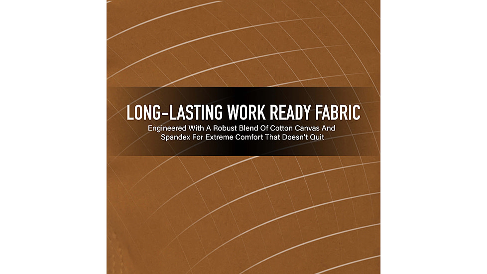 Rothco Active Flex Canvas Work Pant, Work Brown, 32, 62081-WorkBrown-40Wx32L