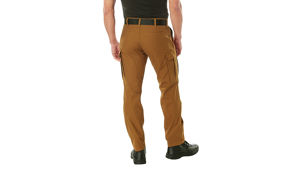 Rothco Active Flex Canvas Work Pant, Work Brown, 30, 62083-WorkBrown-28Wx30L