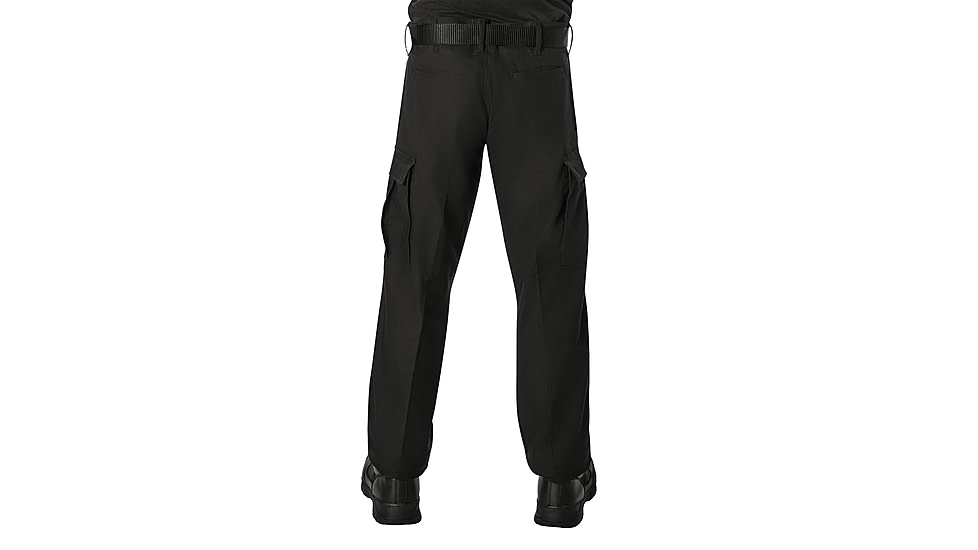 Rothco Active Flex Fleece Lined Canvas Work Pants - Men's, Black, 28 Waist/30 Inseam, 62090-Black-28Wx30L