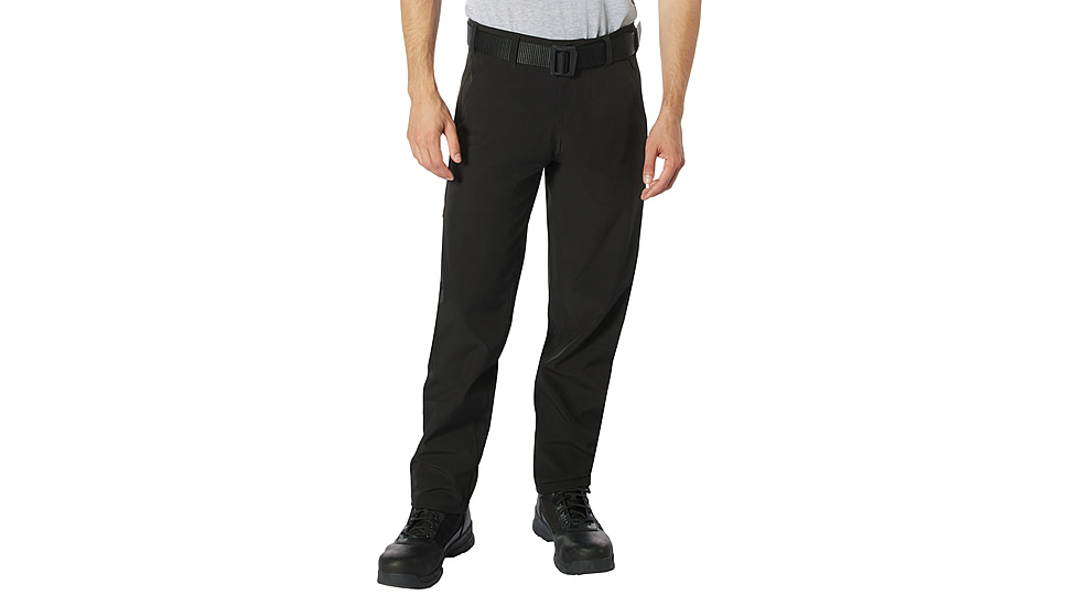 Rothco Active Flex Soft Shell Pant - Mens, Black, Waist 28, Inseam 30, 72060-Black-28Wx30L