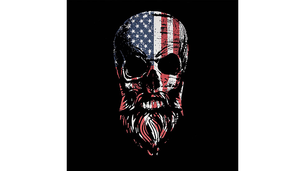 Rothco Bearded Skull Concealed Carry Hoodie - Mens, Black, Small, 52080-S