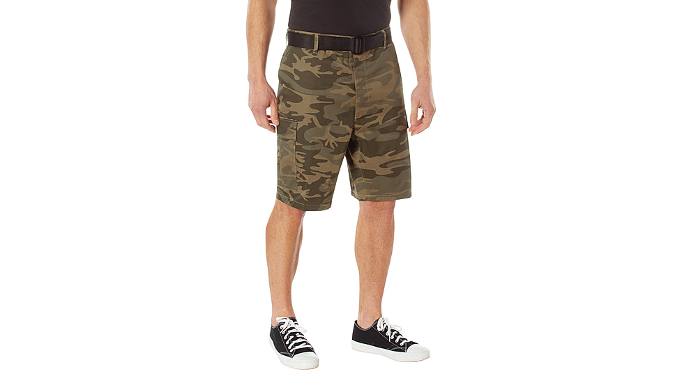 Rothco Camo BDU Shorts, L, Coyote Camo, 65245-CoyoteCamo-L