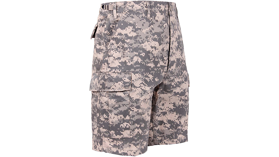 Rothco Camo BDU Shorts, ACU Digital Camo, Small, 65312-ACUDigitalCamo-S