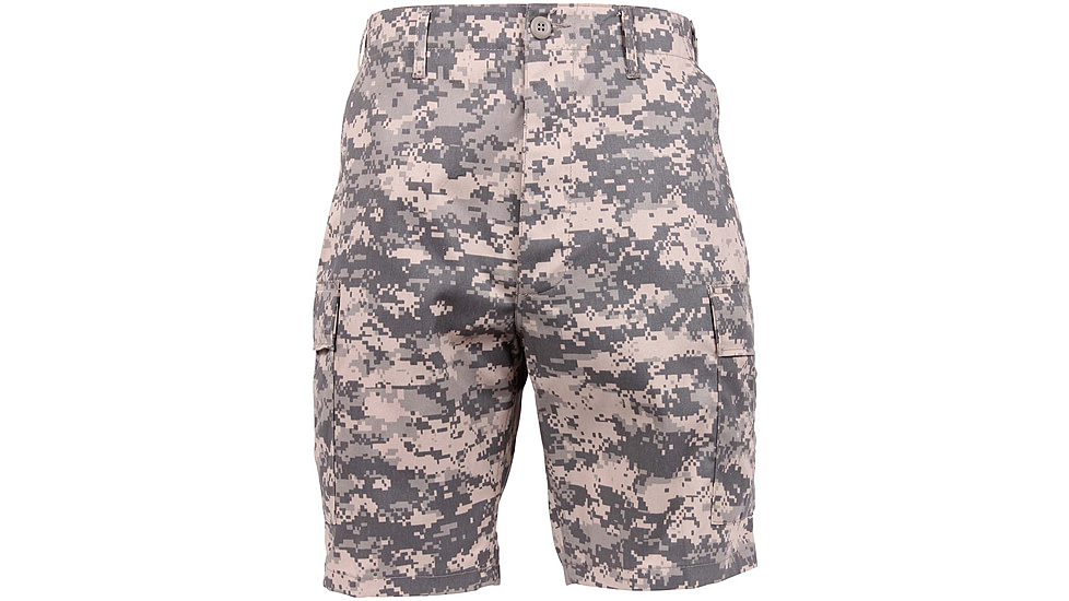 Rothco Camo BDU Shorts, ACU Digital Camo, Small, 65312-ACUDigitalCamo-S