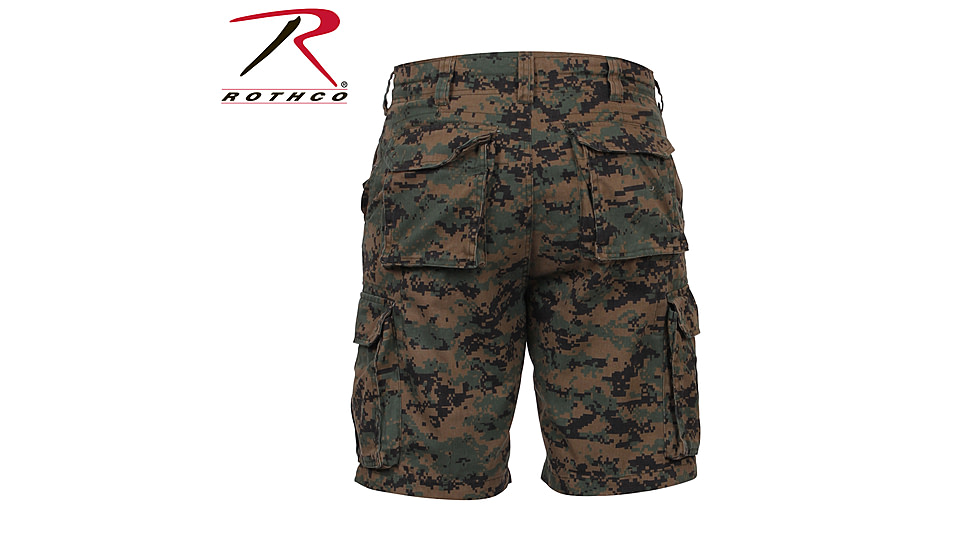 Rothco Camo BDU Shorts, 6-Color Desert Camo, Extra Small, 7072-6-ColorDesertCamo-XS