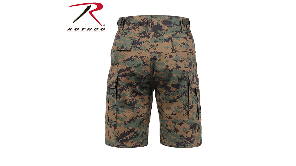 Rothco Camo BDU Shorts, 6-Color Desert Camo, Extra Small, 7072-6-ColorDesertCamo-XS