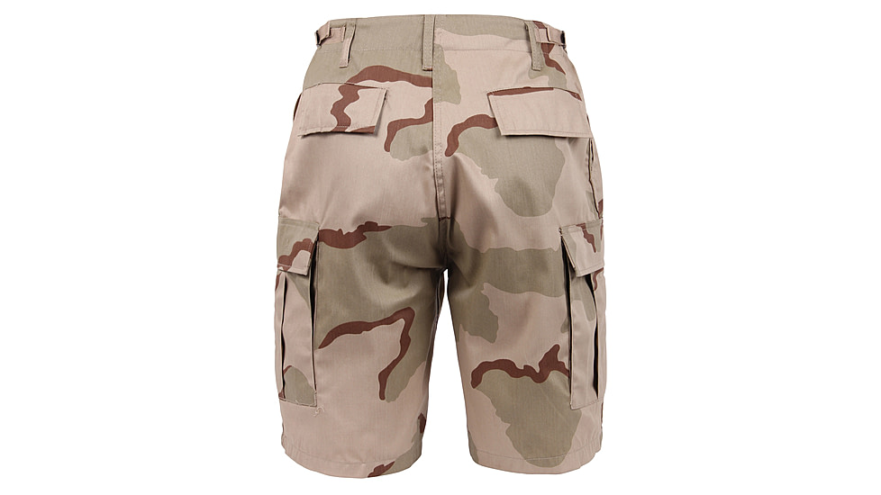 Rothco Camo BDU Shorts, 6-Color Desert Camo, Extra Small, 7072-6-ColorDesertCamo-XS