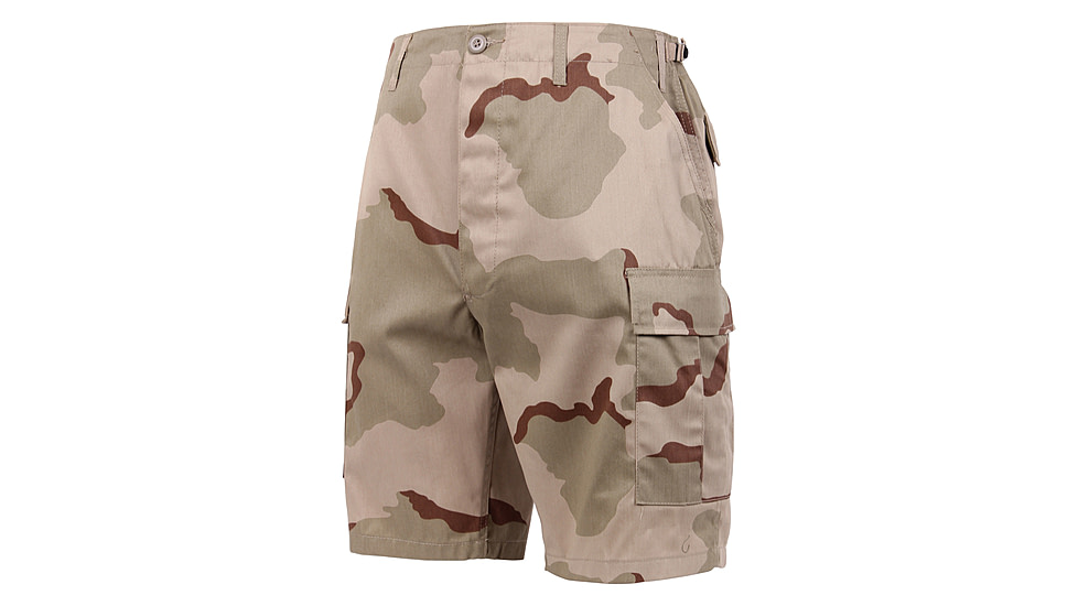 Rothco Camo BDU Shorts, 6-Color Desert Camo, Extra Small, 7072-6-ColorDesertCamo-XS