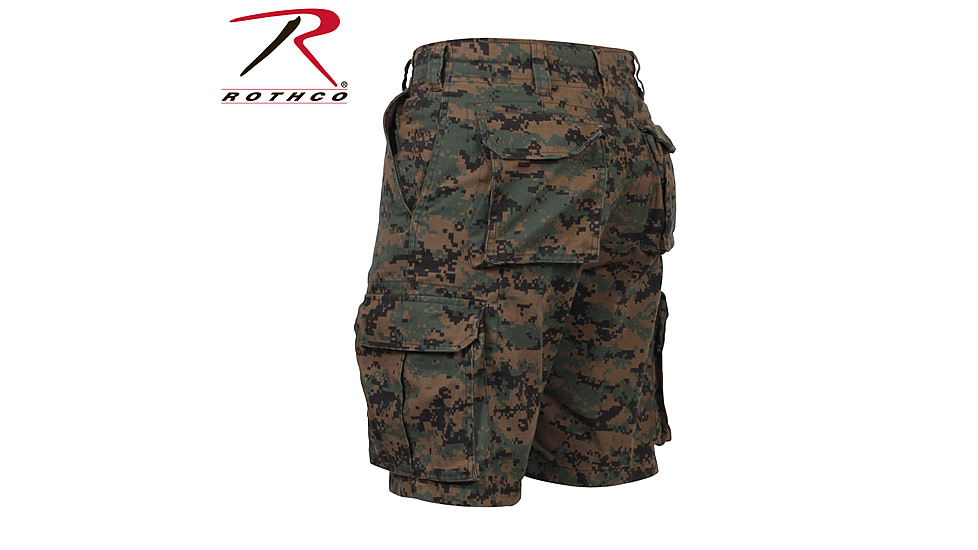 Rothco Camo BDU Shorts, 6-Color Desert Camo, Extra Small, 7072-6-ColorDesertCamo-XS
