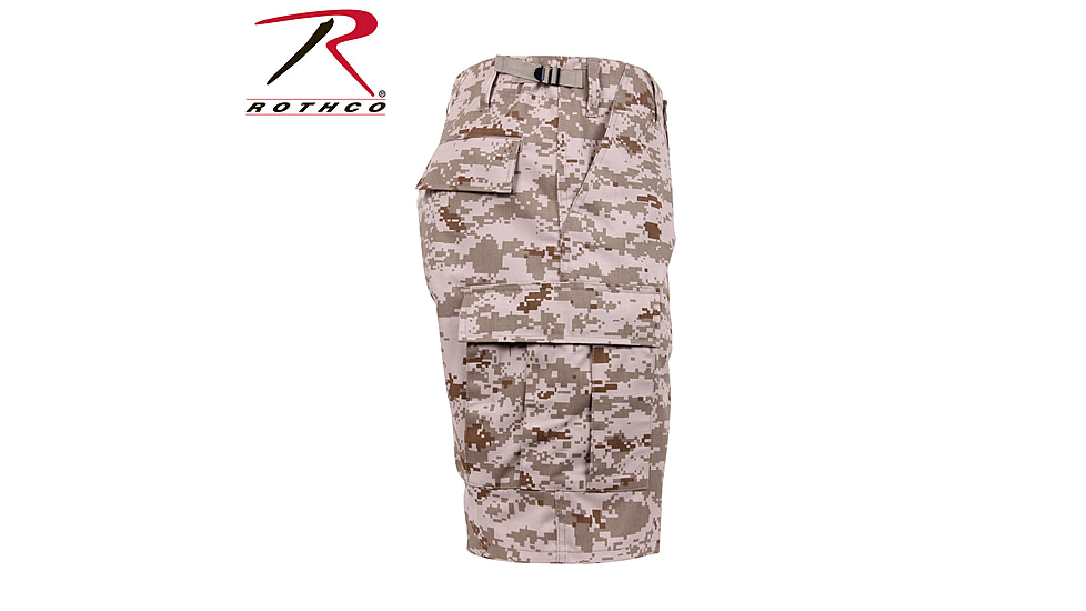 Rothco Camo BDU Shorts, 6-Color Desert Camo, Extra Small, 7072-6-ColorDesertCamo-XS