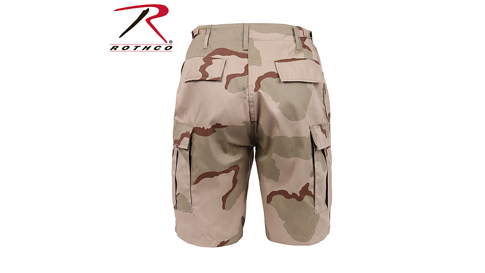 Rothco Camo BDU Shorts, 6-Color Desert Camo, Extra Small, 7072-6-ColorDesertCamo-XS