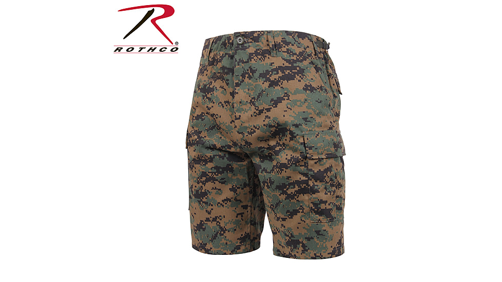 Rothco Camo BDU Shorts, 6-Color Desert Camo, Extra Small, 7072-6-ColorDesertCamo-XS
