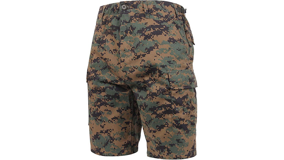 Rothco Camo BDU Shorts, Woodland Digital Camo, Extra Large, 65412-WoodlandDigitalCamo-XL