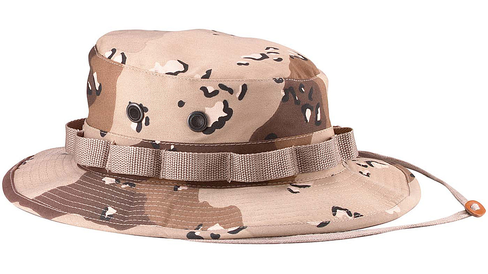 Rothco Camo Boonie Hat, 6-Color Desert Camo, 7 3/4, 5814-6-ColorDesertCamo-734