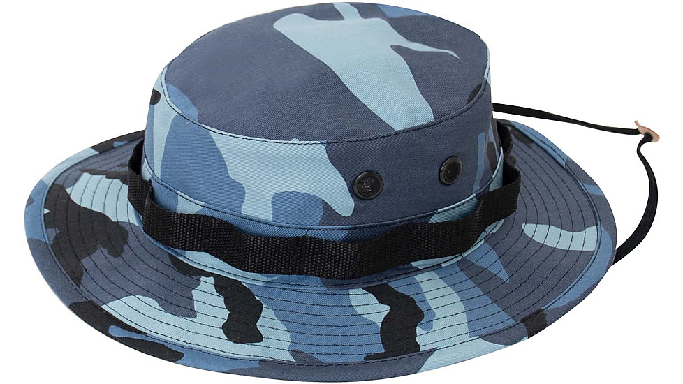 Rothco Camo Boonie Hat, Sky Blue Camo, 7, 5802-SkyBlueCamo-7