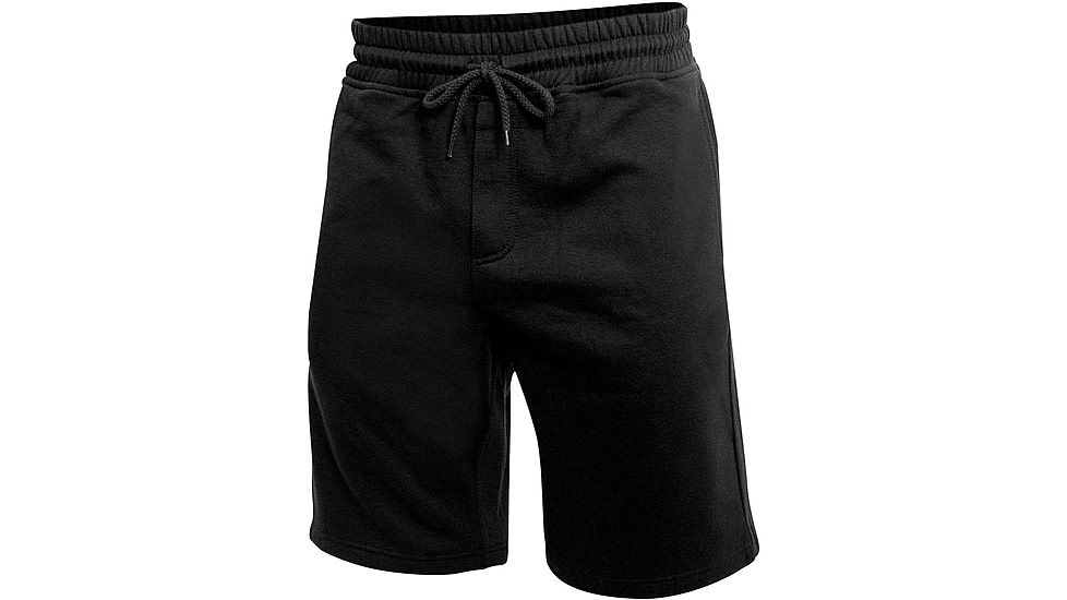 Rothco Camo &amp; Solid Color Sweatshorts - Mens, Black, Small, 1755-Black-S