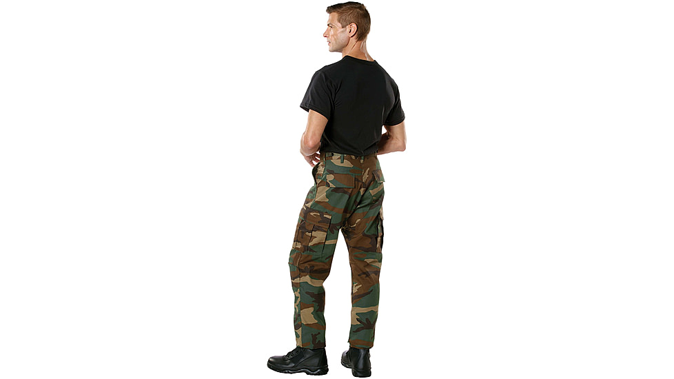 Rothco Camo Tactical BDU Pants - Mens, Woodland Camo, Small Long, 7942-WoodlandCamo-S-Long