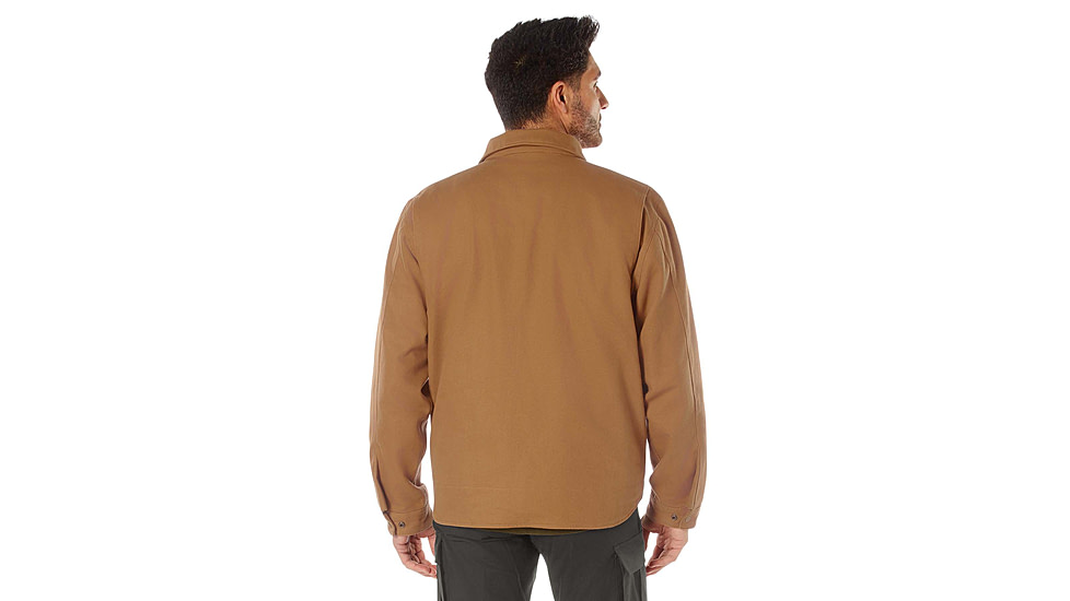 Rothco Canvas Work Jacket - Men's, Work Brown, Small, 613902039193