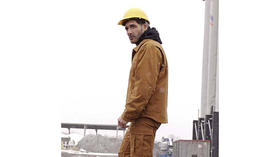 Rothco Canvas Work Jacket, Work Brown, Small, 613902039193