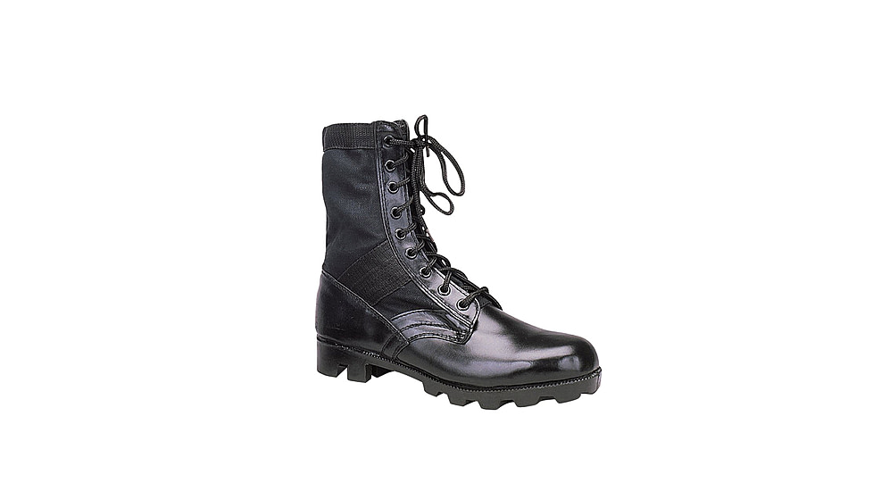 Rothco Classic Military Jungle Boots, Black, 9, Regular, 5081-Black-9-Regular