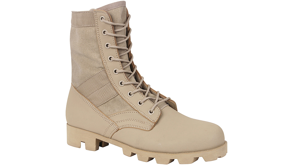 Rothco Classic Military Jungle Boots, Desert Tan, 3, 5909-599